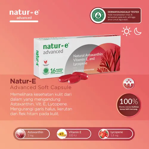 NATUR E Soft Capsule Advanced isi 16 & White isi 16 | Bundle | Bundling | Paket Bundling Ekonomis 7