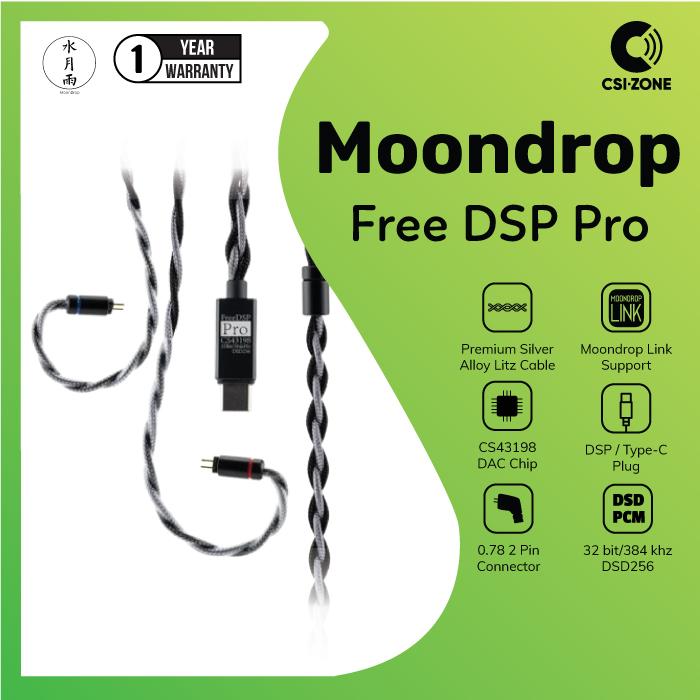 Gambar Moondrop FreeDSP Pro / Free DSP Pro Upgrade Cable For IEM Earphone With CS43198 Chip & DSP Type C dari CSI-ZONE Kota Administrasi Jakarta Pusat Tokopedia