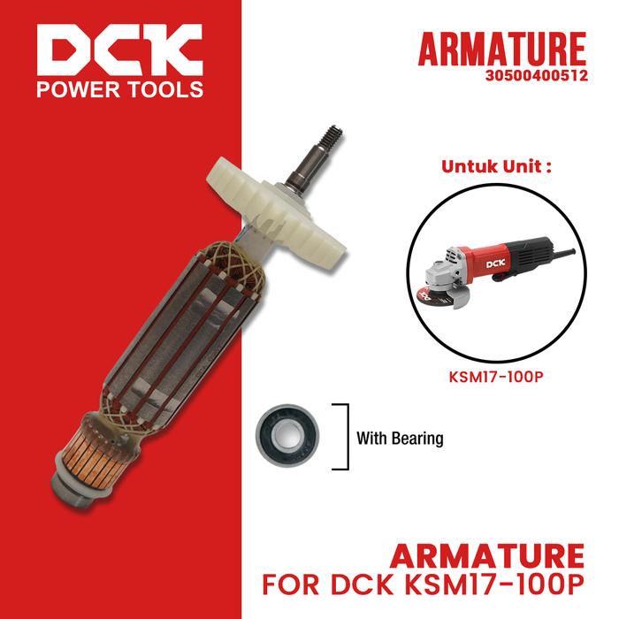 Gambar Armature/Angker untuk Gerinda KSM/DSM/ASM17-100P dari DCK Power Tools Indonesia Kota Administrasi Jakarta Barat Tokopedia