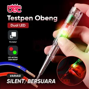 Obeng Tester TesPen Obeng Tes with Indicator Dual LED