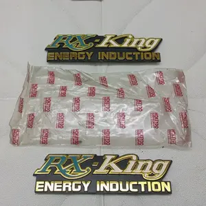 EMBLEM LOGO TUTUP ACCU YAMAHA RX KING SETT KANAN KIRI Motorcycle