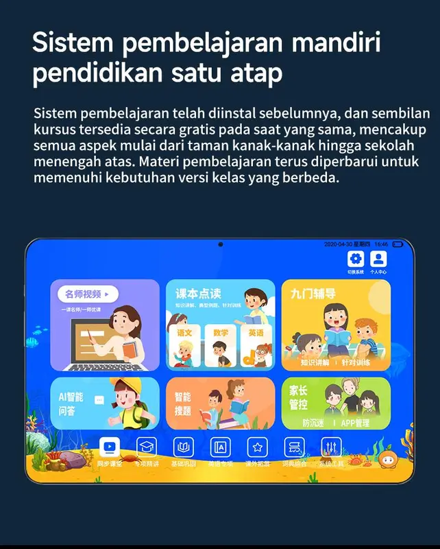 【2025 Tablet Pad Pro 】RAM 16GB Tablet Pad Pro 10.3 inci Dewasa Anak Lansia Tablet PC Kartu SIM Ganda Komputer android 12 Wifi 5G Tablet Game Perangkat Lunak Perkantoran tablet android murah tablet android 2024 Layar 8
