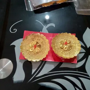 Subang talepon,anting bulat Minang,anting tari minang