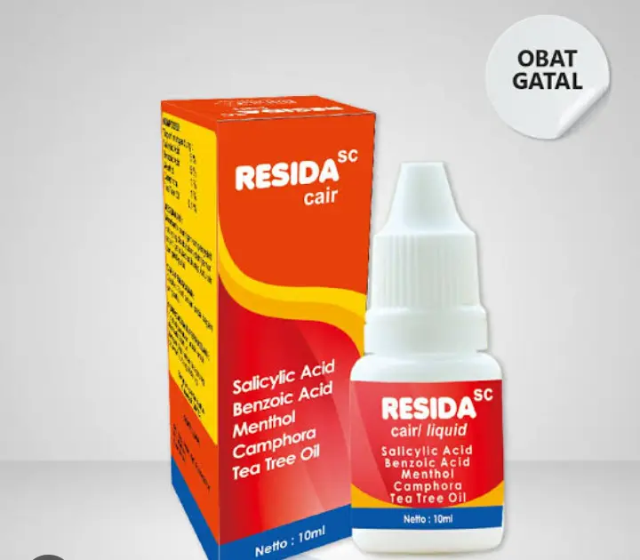Resida Cair 10 ml <> Untuk Kulit Gatal Panu Jerawat Realpic BPOM 0