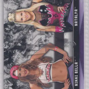 2017 Topps WWE Women's Division Rivalries #RV-7 Nikki Bella, Natalya