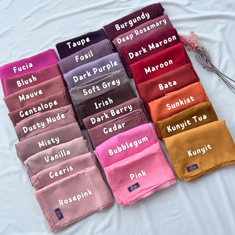 Hijab Segi Empat Bella Square Polycotton Premium Anti Letoy 2