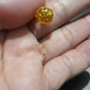 (25ED0002) Anting Bermotif  Kubus Manis Elegant Tembaga Berlapis Emas, Fresh dan Manis