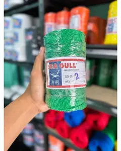 Tali Tambang kecil 2mm Warna Hijau/Tambang PE 2mm Hijau/Tambang rope 2mm panjang 200m/Tali Layangan Kuat Merk Sea Gull