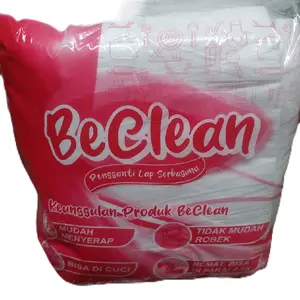 Tisu Dapur Be Clean uk. 1 kg. Lap Serbaguna Be Clean - Bisa dicuci, hemat bisa dipakai 4-5x, dan tidak mudah robek.