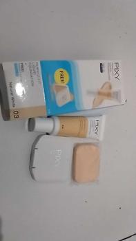 Product Review of Pixy Perfect Fit Liquid Foundation SPF35 PA++ Gratis Pixy UV Whitening Two Way Cake Refill Wajah from N**a 1