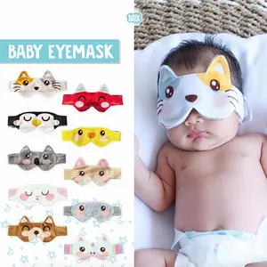 GUGUGAGA - Premium Baby Eye Mask - Kacamata Bayi Jemur - Penutup Mata Bayi Berjemur - Masker Mata Bayi Baru Lahir Motif Lucu