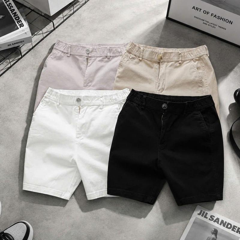 Quần short kaki nam trơn lưng chun chất vải kaki 4 màu dễ mang dễ phối đồ ShopHNH Store-68