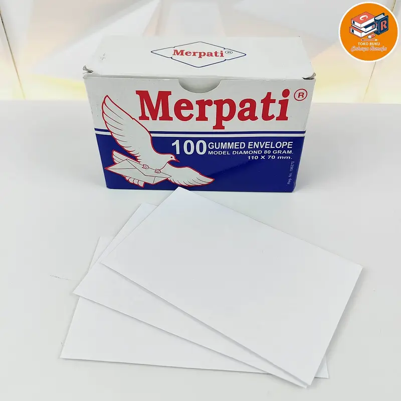 Amplop Putih Merpati 1Pak Isi 50/100 Amplop Undangan Kecil 4