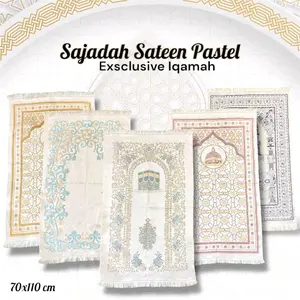 SAJADAH SATEEN PASTEL ( ECER & PAKET )