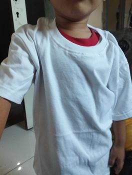 Product Review of KAOS POLOS ANAK COTTON COMBED 30S 1-10 TAHUN BAJU KAOS UNISEX KAOS OBLONG ANAK LENGAN PENDEK KAOS DISTRO ANAK from Z**9 2