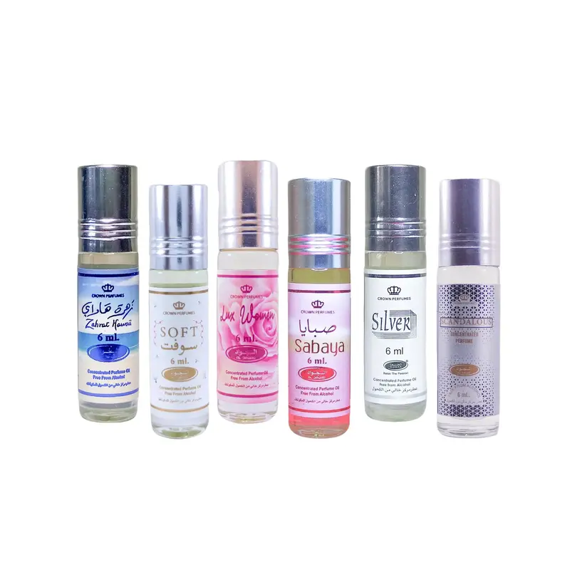 Paket Parfum Arab Eksklusif Al Jawad, 1  Box 6 Botol Wangi Pria Wanita Perempuan Laki-Laki  Perfume Bunga 1