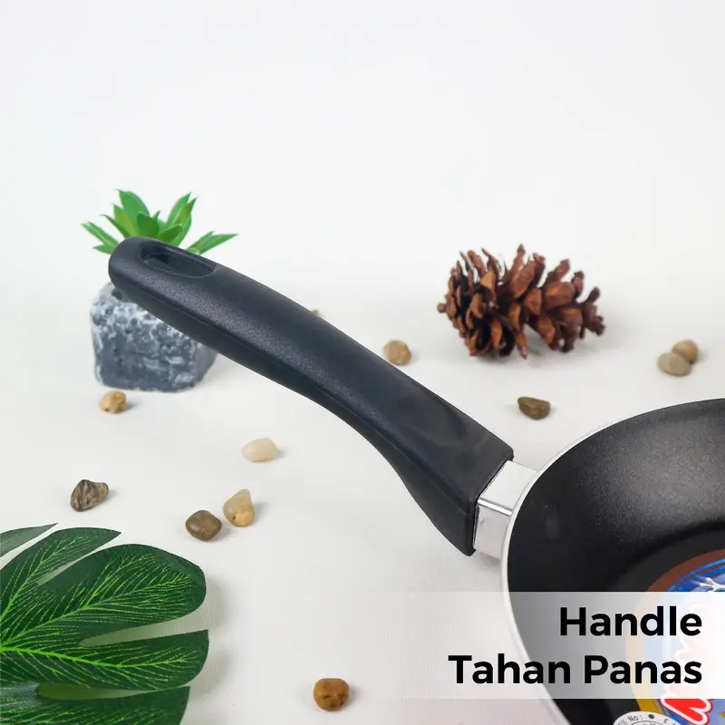ENVIO - Maspion Maxim VLTN Merah Teflon Wajan Penggorengan Kitchenware 2