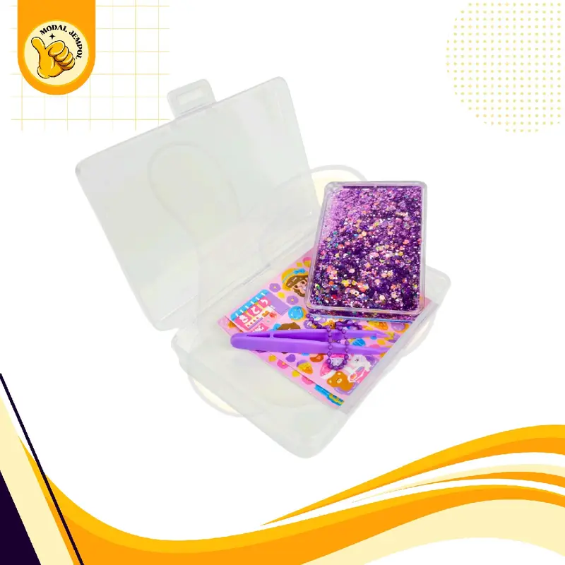 Mainan Anak Shimmer Shacker Assorted Kotak Glitter dengan Stiker Kreatif Toys 1