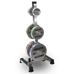XMASTER Plate Tree Rak Penyimpanan Beban 600KG - Storage Bumper Gym, Alat Fitness Home Gym