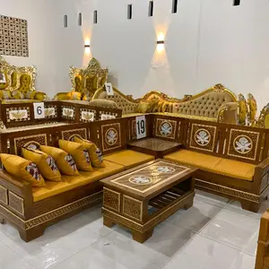 Kursi Tamu Sudut gelung  Minimalis Kayu Jati Asli Jepara