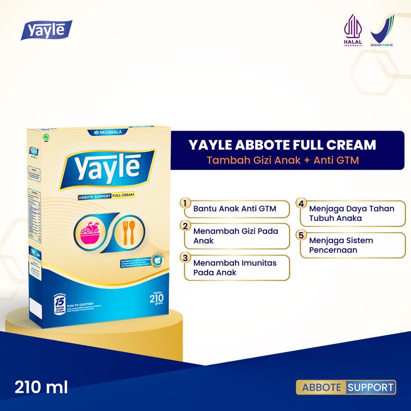 Yayle Abbote Full Cream Dukung Tumbuh Kembang Anak, Memberikan - Shop ...