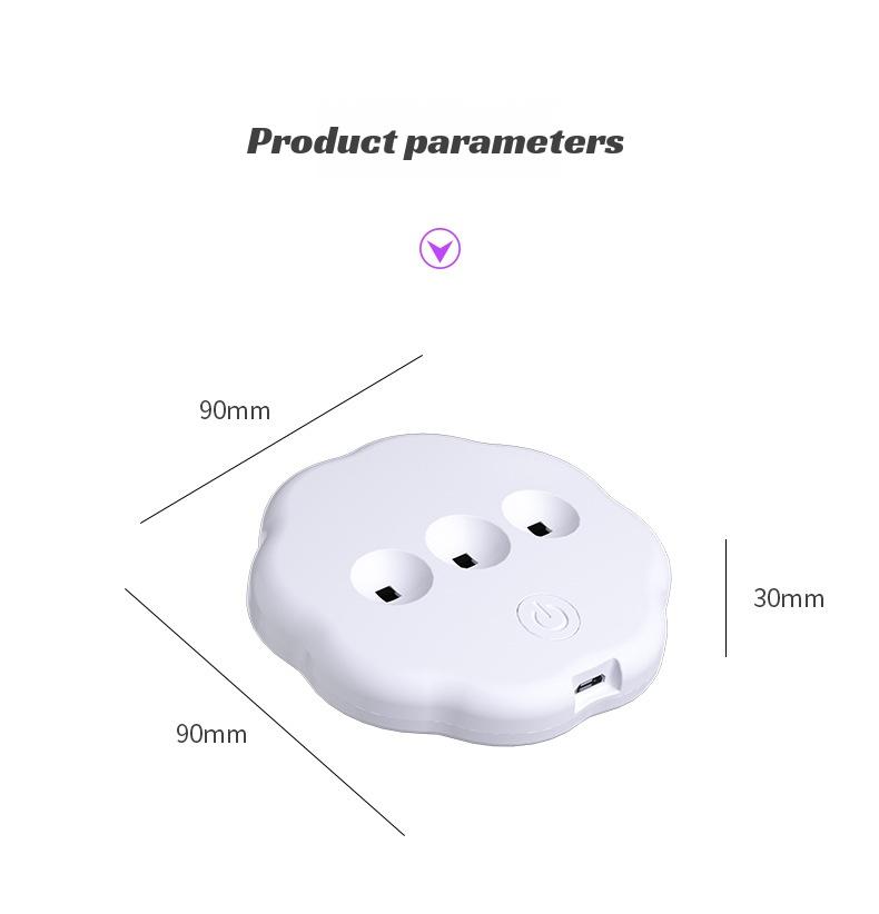 Product Introduction of Household Intelligent Purple Light Deodorizing Disinfection Lamp 3