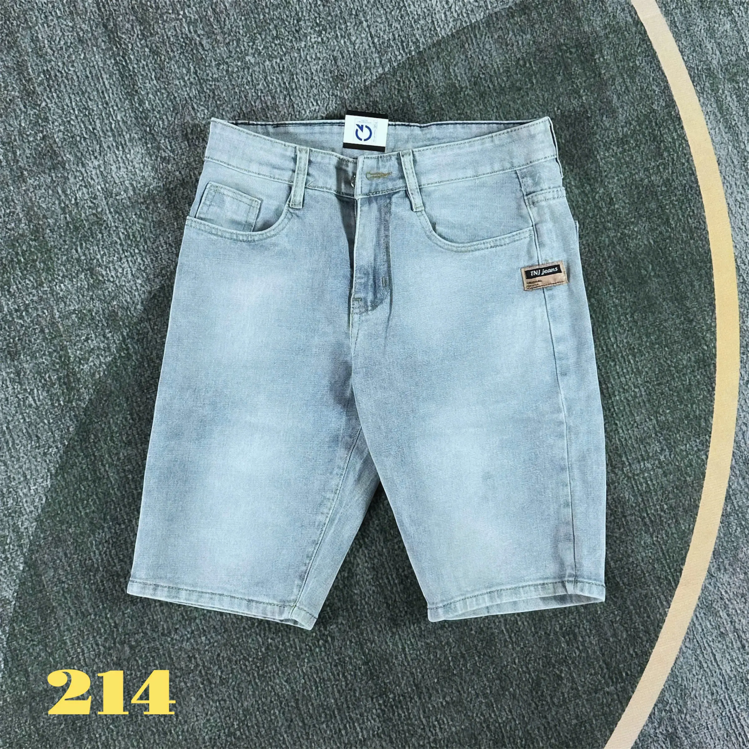 Quần Short Jean Nam Năng Động Chất Liệu Cotton Denim Slim Fit Túi Nhiều Size 28-34 - Thời Trang Nam Menswear Pants Có Túi