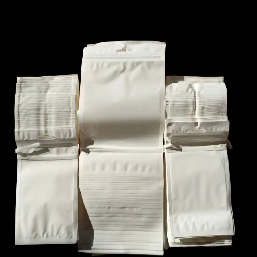 Plastik Ziplock Klip Putih Bening Kedap Udara Plastik Penyimpanan Aksesoris Perhiasan Banyak Ukuran