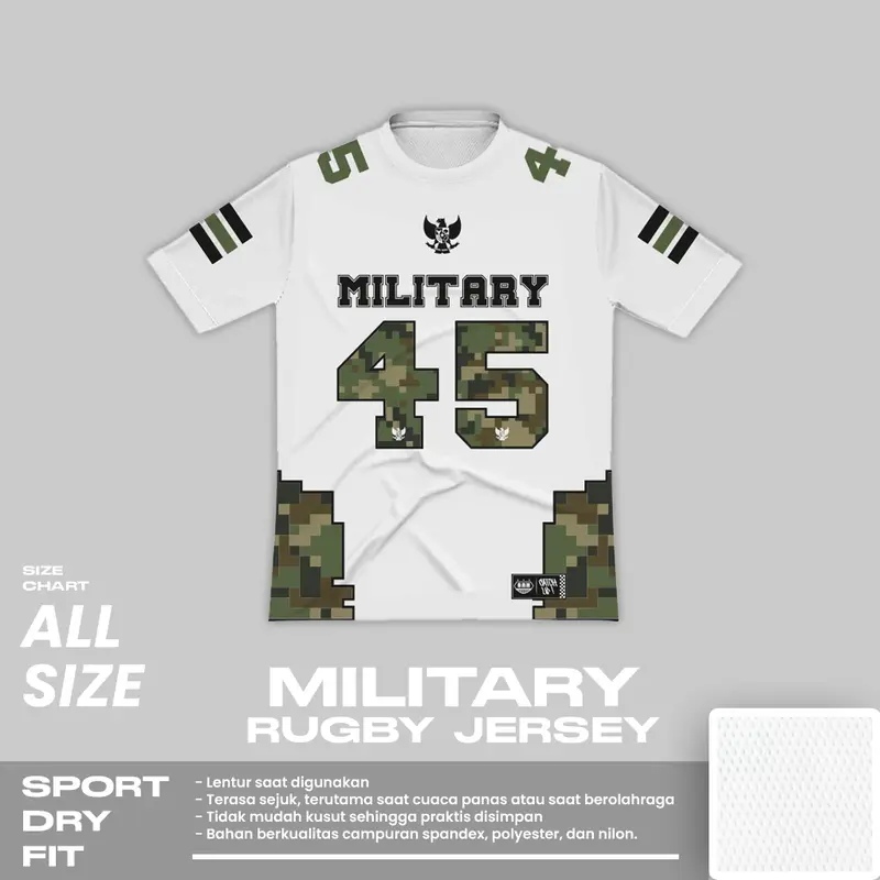 Kaos Pria Military Army Jersey Milano Dryfit Shop Tokopedia