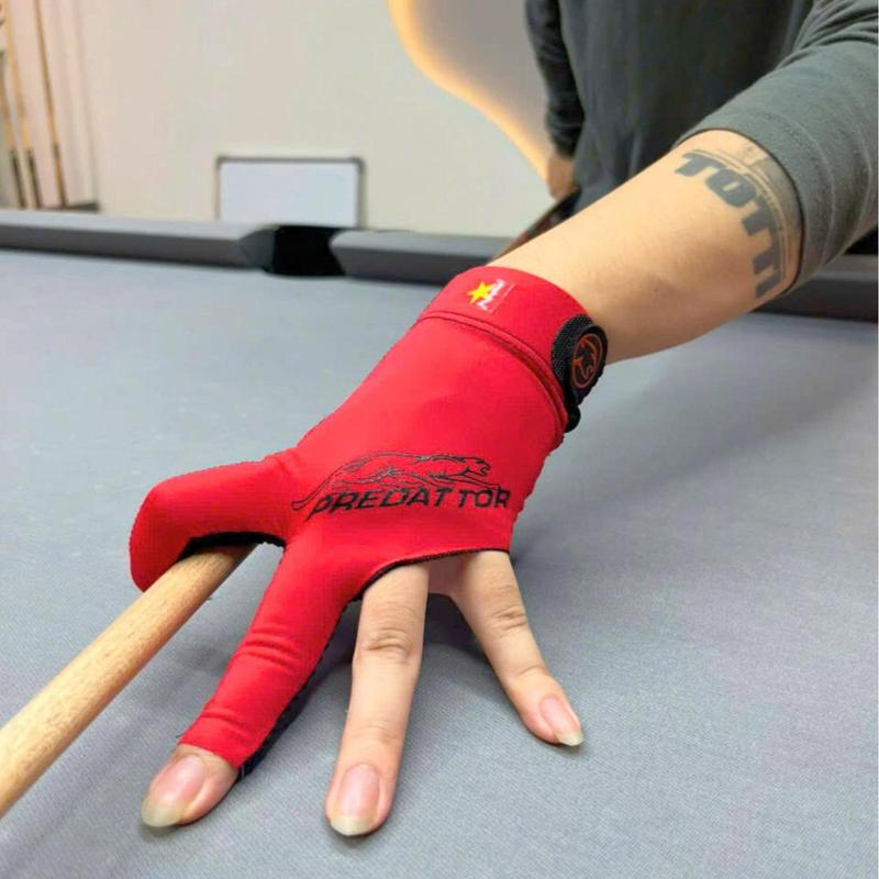 Găng Tay Bida Predator Đỏ Đen VIP Cờ Đỏ Sao Vàng