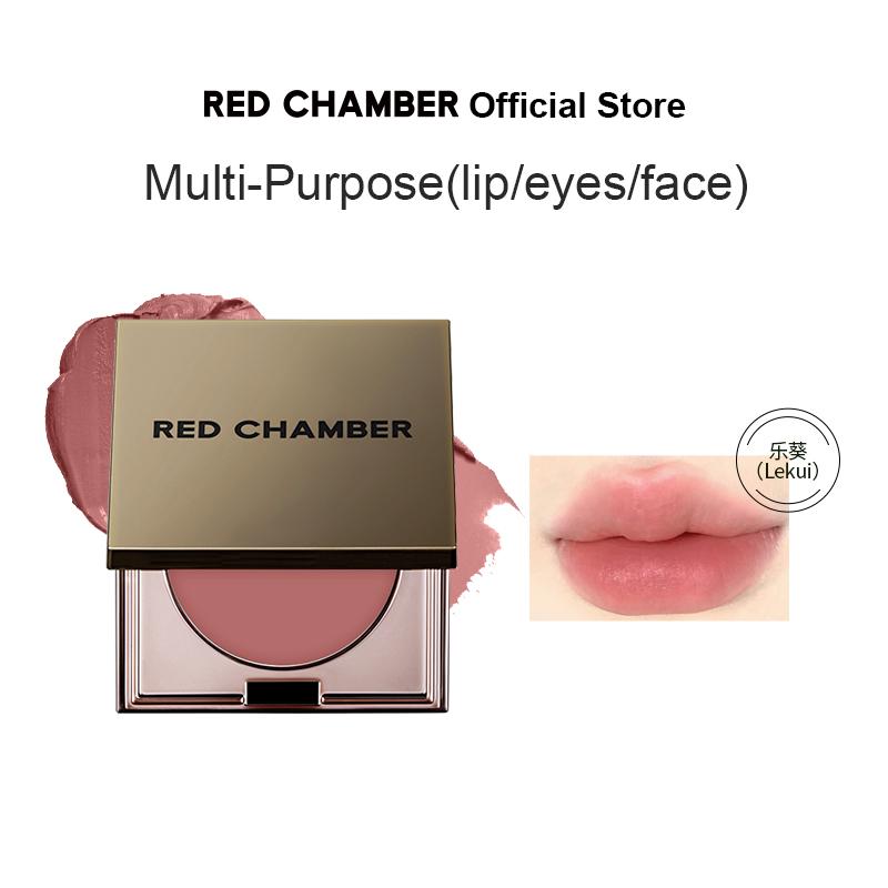RED CHAMBER HARUKI Multi-Purpose Cream Blush 1,5g[Conditional Free Gift]Mua 1 sản phẩm tặng kèm 1 bông mút   Mua 2 sản phẩm tặng 1 bông mút+ 1 cọ đa năng Mút trang điểm RC  *1  Kem lót 1.5 g*1 Hộp mù mặt dây chuyền pha lê*1