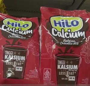 HiLo Belgian Chocolate 120 gr (30gr x 4 Sachet) - Susu Tinggi Kalsium
