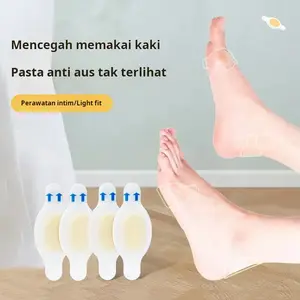 Stiker anti-gesekan transparan yang tidak terlihat, stiker jari kaki, bantalan kaki depan penggiling koloid, stiker tumit, bantalan gel, stiker anti-lecet, anti-nyeri