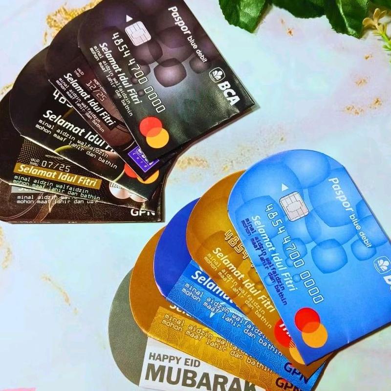 Motif ATM Amplop Lebaran 2025 (Isi 10 Pcs) - Kualitas Terbaik 2