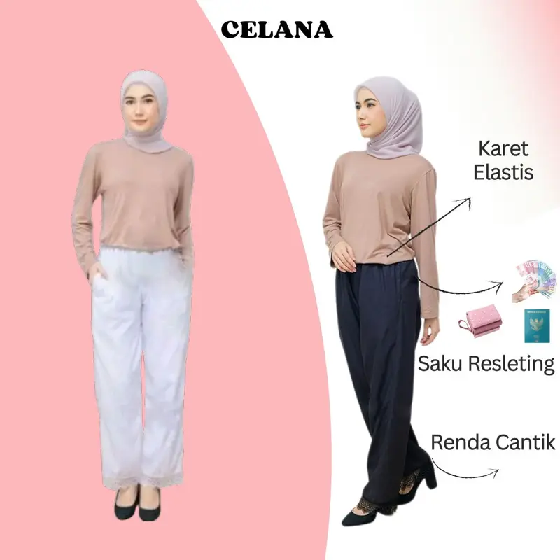 Perlengkapan pakaian Ihrom Paket Haji Dan Umroh Gamis Bergo Singlet Celana Sarung Tangan Tas Batu Jumroh 3