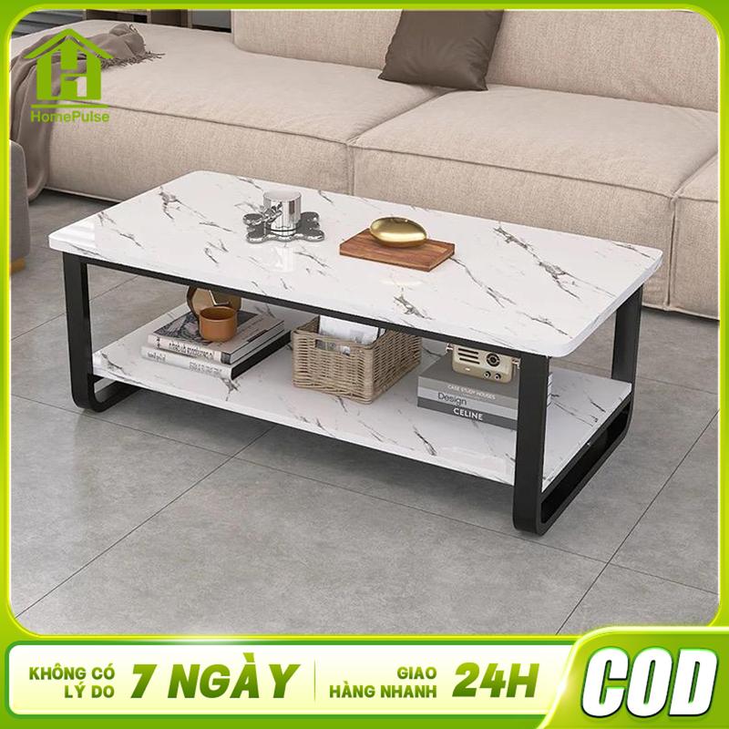 HP Bàn trà phòng khách gia đình loại nhỏ bàn nhỏ cho thuê nhà với ghế sofa hiện đại đơn giản bàn trà hai tầng bàn trà đơn giản gia đình loại nhỏ bàn trà cực kỳ đơn giản bàn trà