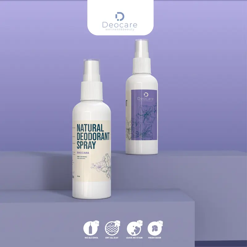 DEOCARE DEODORANT SPRAY TAWAS DEOCARE PENGHILANG BAU BADAN 60 ML AMPUH 7