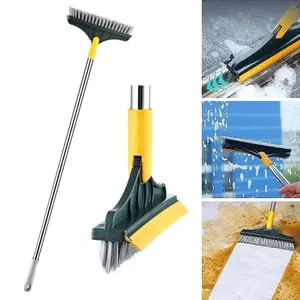 Sikat Dorong Gagang Panjang 2in1 / Sikat Lantai WC 2IN1 Wiper Sikat Pembersih Gagang Panjang Toilet Multifungsi / Wiper + Sikat Lantai toilet 2in1 Gagang Panjang