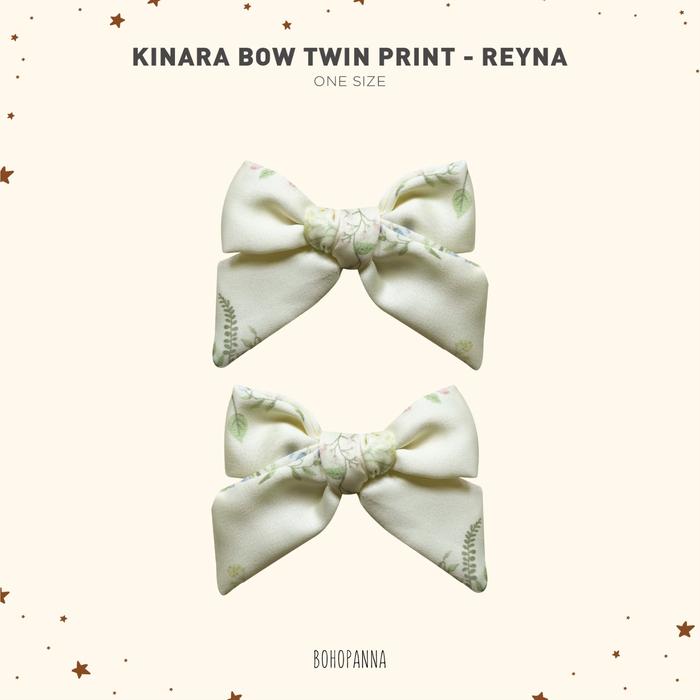 Gambar BOHOPANNA - KINARA BOW TWIN PRINT - PITA RAMBUT - REYNA dari Bohopanna Kota Semarang 3 Tokopedia