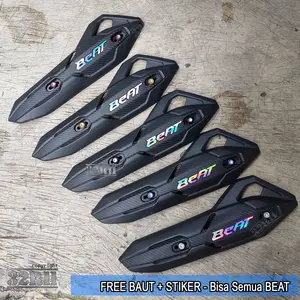 FREE BAUT COVER KNALPOT HONDA BEAT SEMUA TAHUN PLUS STIKER HOLOGRAM BEAT