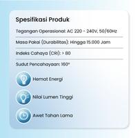 Gambar Panasonic LED Bulb Neo In-House 13W, 4000K - LDAHV13WH9A dari Panasonic Electrical Official Kota Bekasi 3 Tokopedia