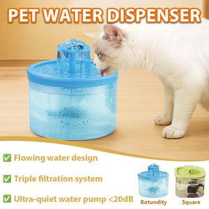 Pet Automatic Water Dispenser 1.5L Large Capacity Fountain Smart Water Loop Mute Pump  Cat Drinking Bowl