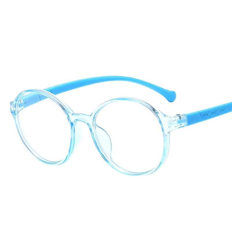 Product Introduction of Kids Eyeglasses Anti Radiation Fashion Round Frames Anti Blue Light Lens Replaceable Lightweight Glasses Unisex 5