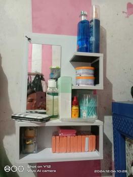 Product Review of Rak kosmetik cermin rak minimalis dinding Putih from S**5 0