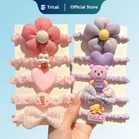Gambar Tritail - 5pcs / Set Ikat Rambut Scrunchie Anak Karakter Kunciran Scrunchie Anak Korean Lucu - PURPLE - RABBIT dari Tritail Kota Administrasi Jakarta Utara 5 Tokopedia