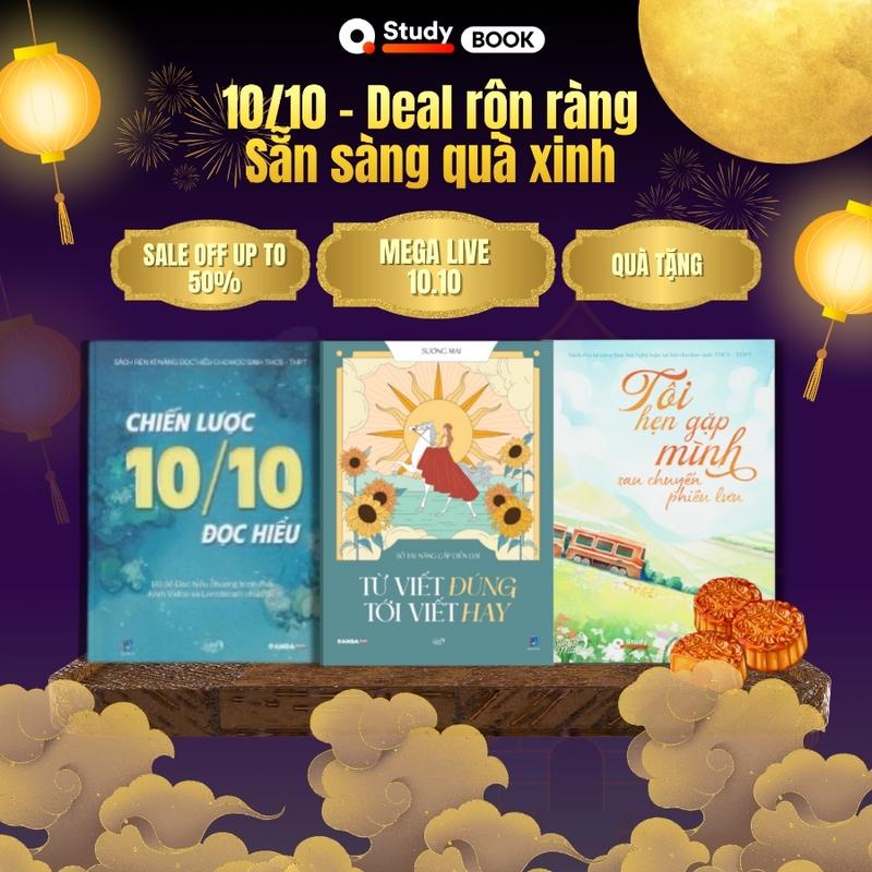 [Qanda books] Combo Sách kĩ năng làm bài NLXH, NLVH, Đọc Hiểu dành cho học sinh THCS & THPT chương trình mới: Tôi hẹn gặp mình sau chuyến phiêu lưu / Chiến lược 10/10 đọc hiểu / Sổ tay nâng cấp diễn đạt