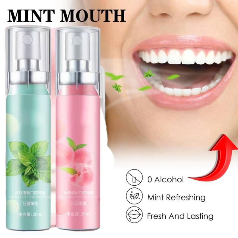Product Introduction of [BUY 1 TAKE 1] 2Pcs Halitosis Mouth Spray For Bad Breath Fresh Long-Lasting Freshener Mouthwash For Bad Breath 20ml 18
