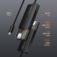Gambar CABLETIME Multiport USB Hub USB-C USB C USB A 3.0 High Speed w/ Power for Windows Apple Mac Linux CB04B CB05B dari Mall IT Medan Kota Medan 5 Tokopedia