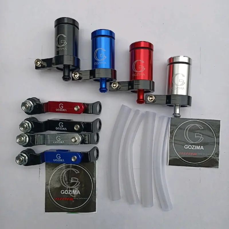 Paket Variasi 2item Tabung Minyak Rem Model Pen'iss Cnc Plus Breket Tabung Minyak Rem Cnc Full CNC Plus Selang And Breket Selang Universal Semua Motor 3