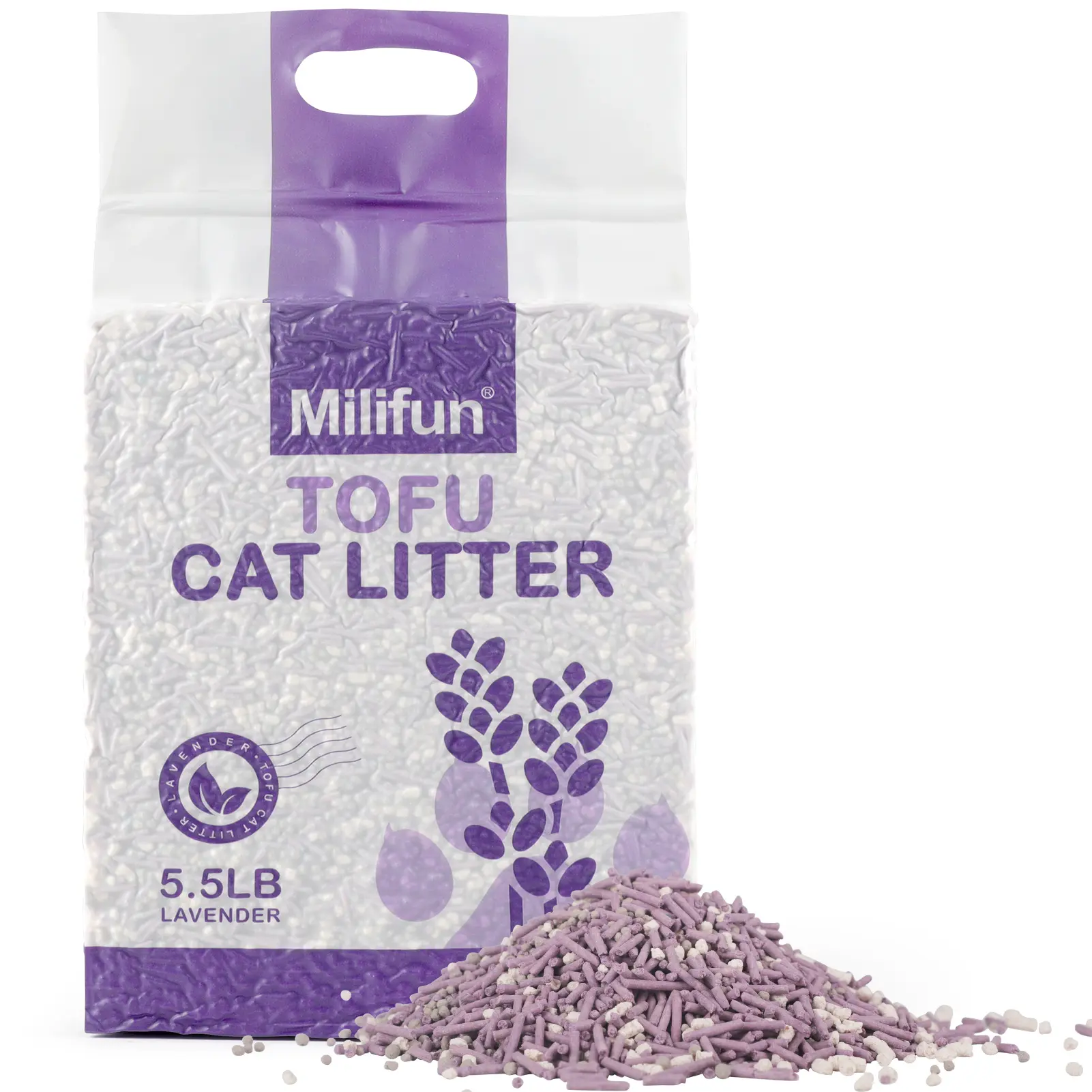 PETHEALER  Tofu Litter Strong Caked litter Low tracking odor Control Orange blend litter is easy to clean and scoop.